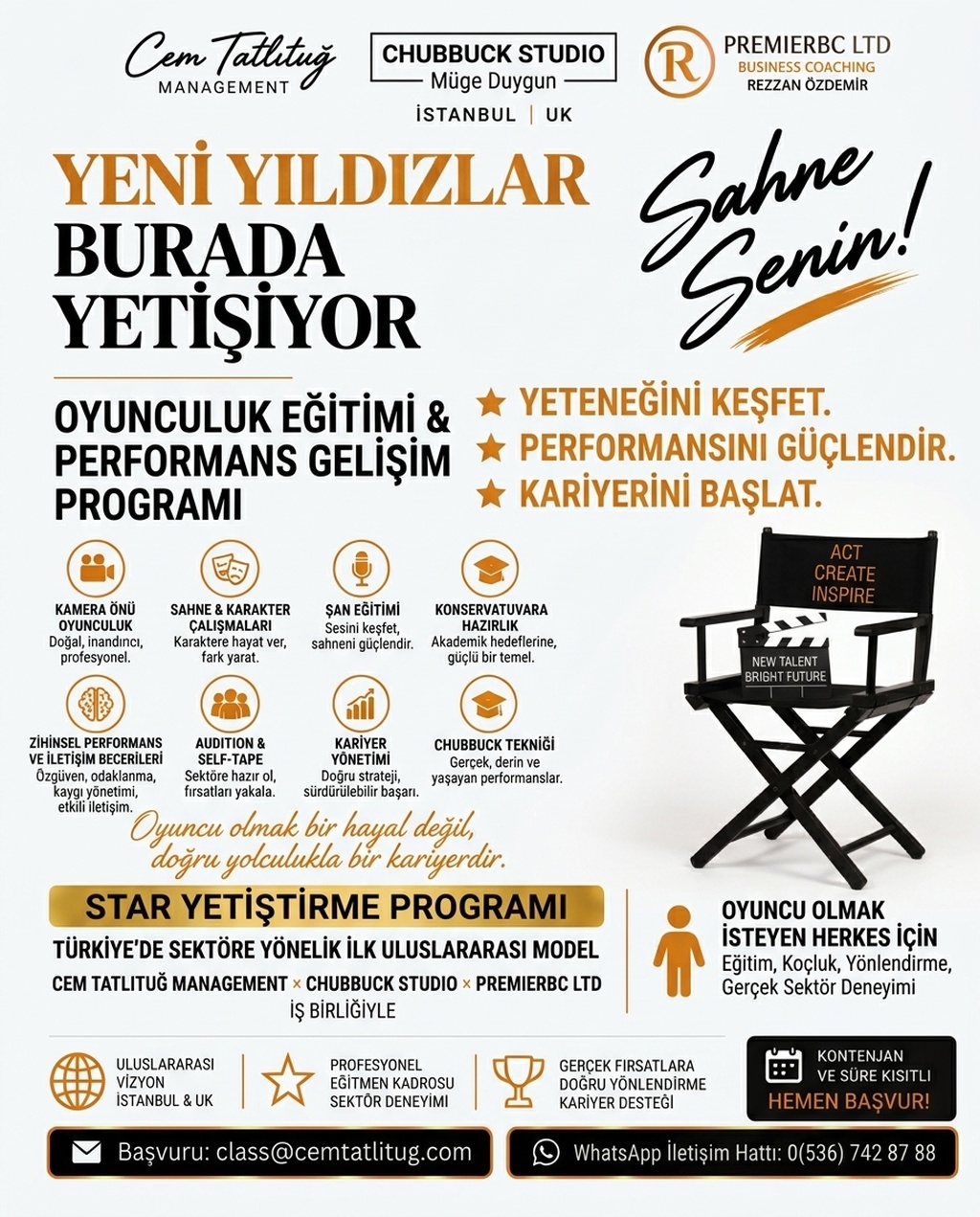 Yeni Yıldızlar Burada Yetişiyor program afişi